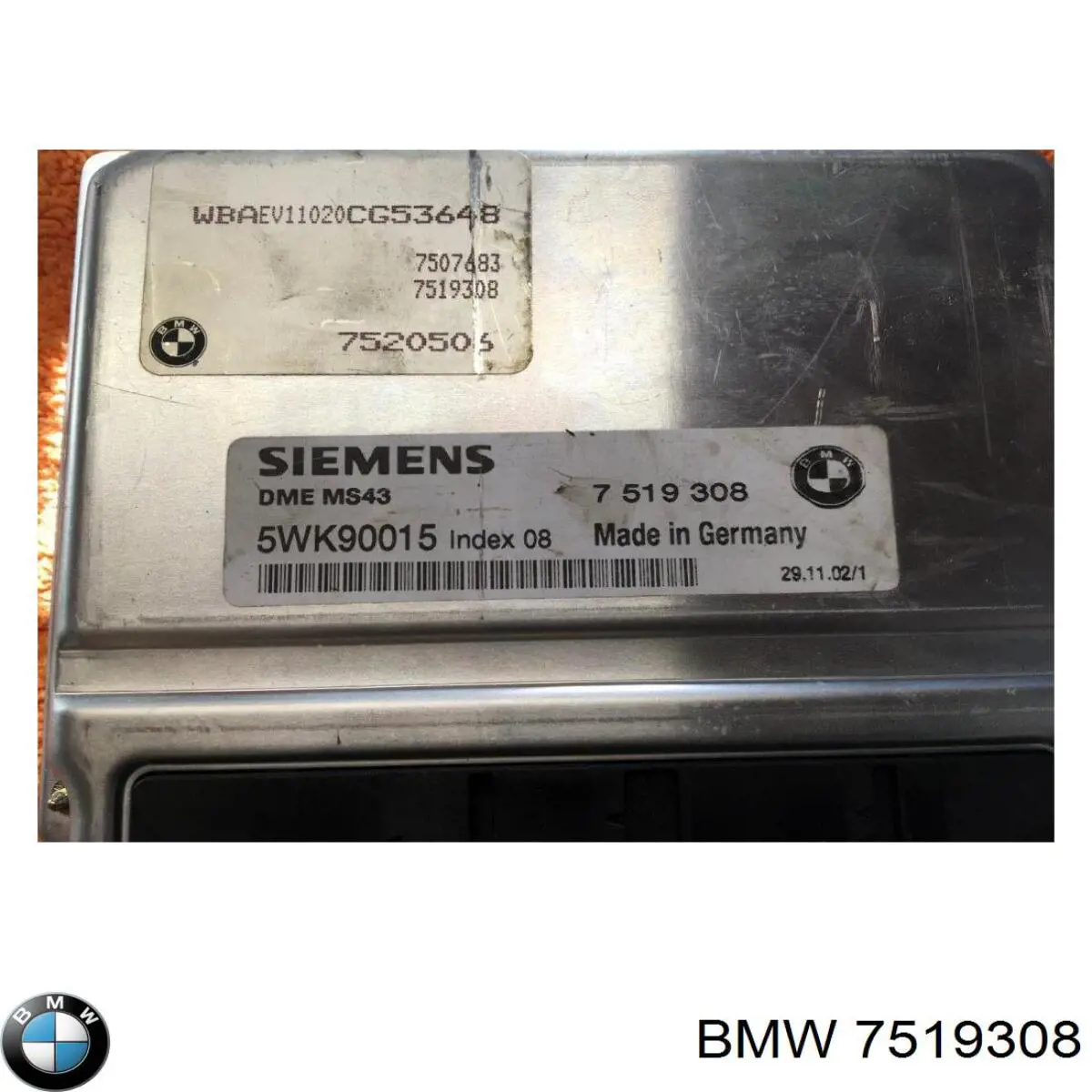 Unidad de control del motor  BMW 7519308 precio, desde 164,08 EUR