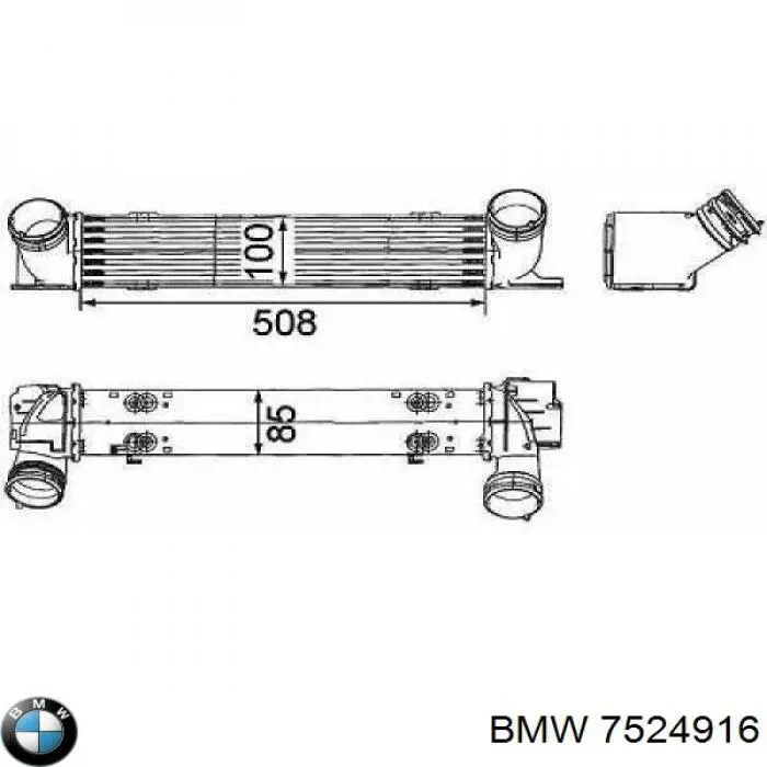 7524916 BMW intercooler