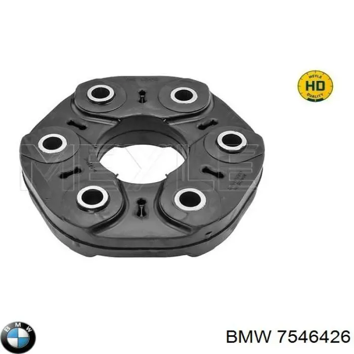 Acoplamiento elástico delantero del cardán 7546426 BMW