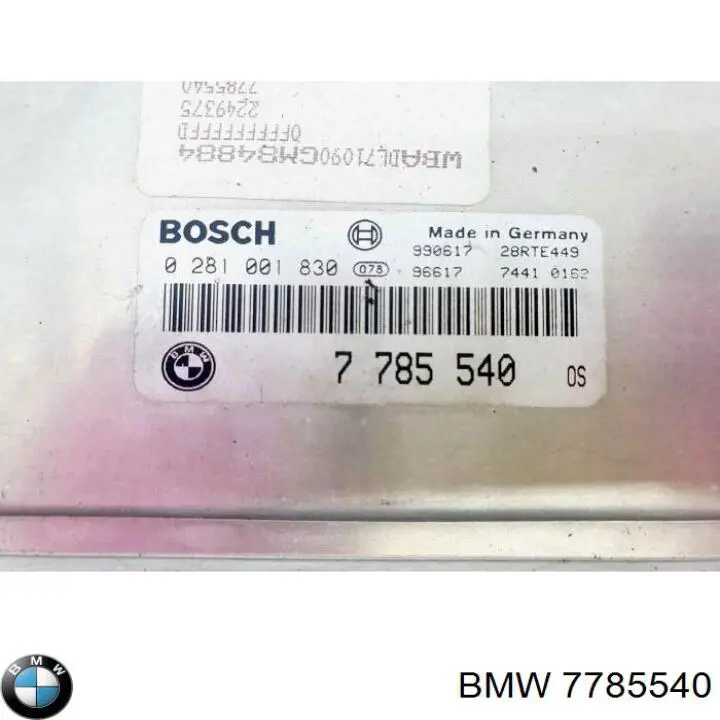 7785540 BMW Centralina Del Motor