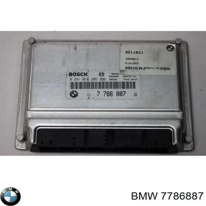 7786887 BMW centralina del motor / modulo de control del motor (ecu)