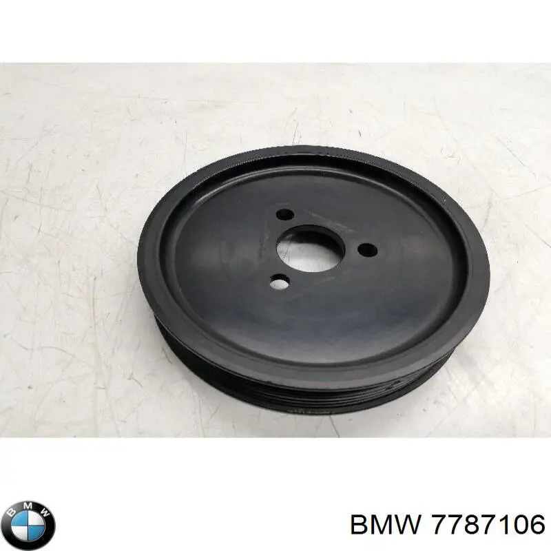 Polea de la bomba de dirección asistida 7787106 BMW