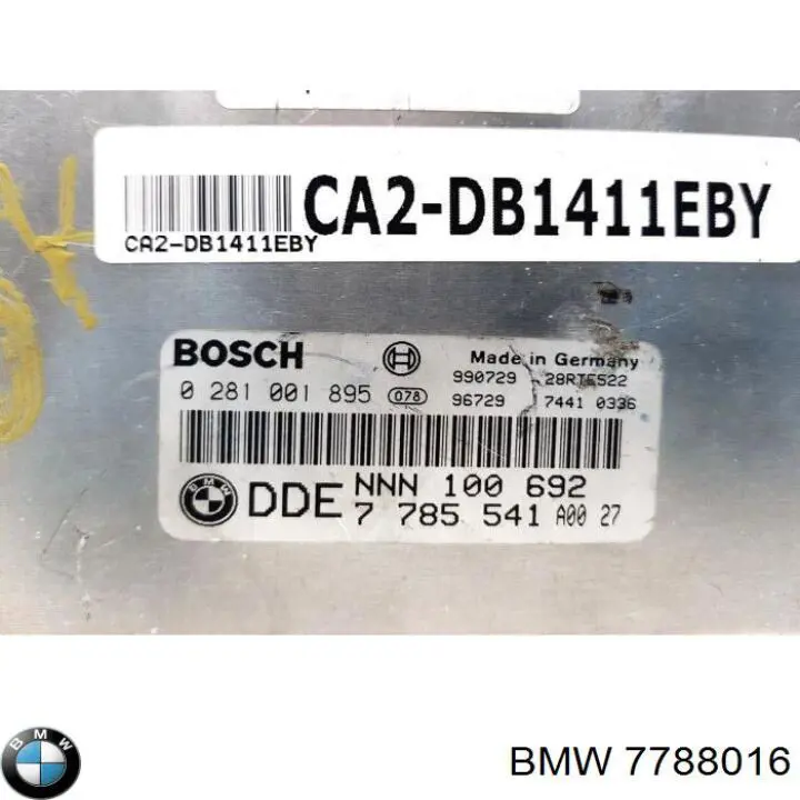 7788016 BMW Centralina Del Motor