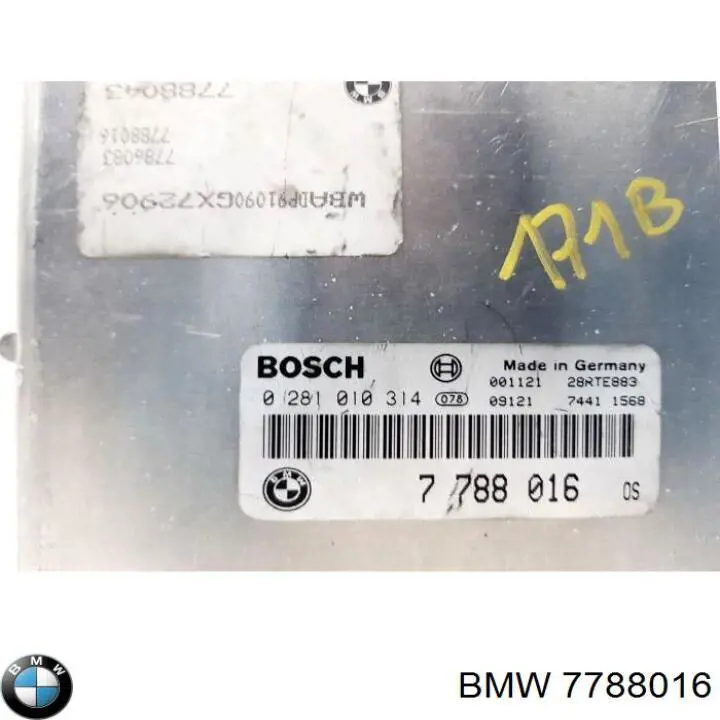 Unidad de control del motor  BMW 7788016 precio, desde 98,74 EUR