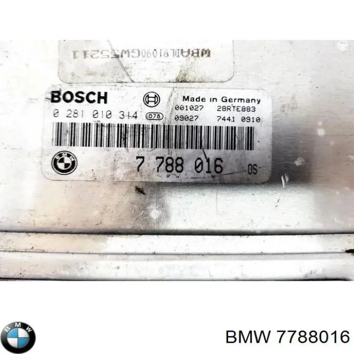 7788016 BMW Centralina Del Motor