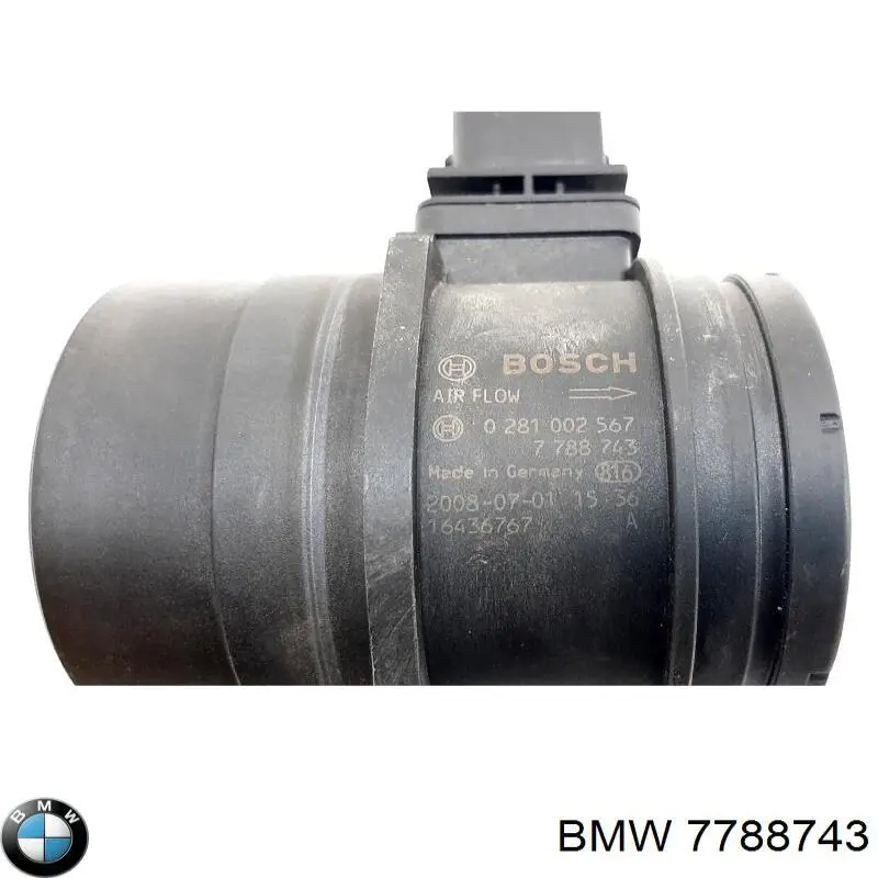 7788743 BMW Sensor de flujo de aire