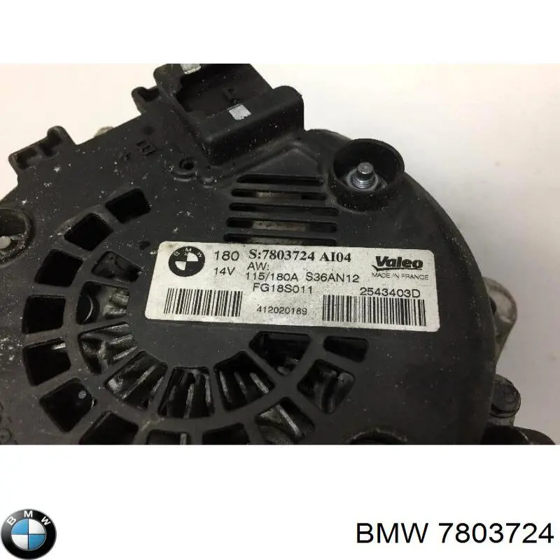 Alternador del motor BMW 7803724 precio, desde 230,87 EUR