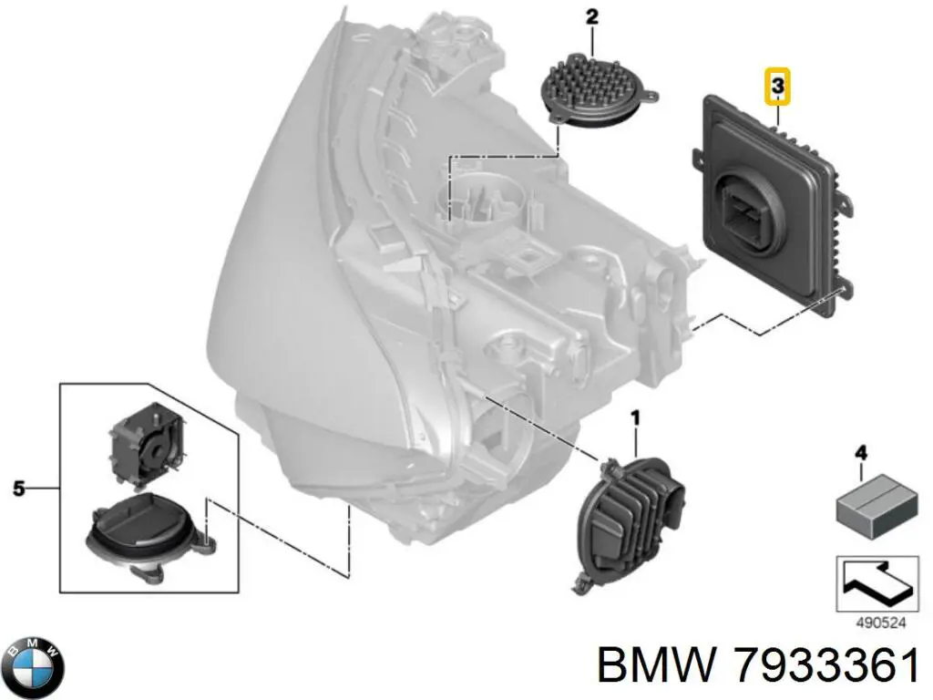  BMW 7933361 precio, desde 180,39 EUR