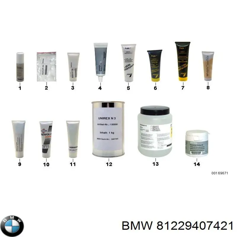 Lubricante para cerraduras y bisagras BMW 81229407421 precio, desde 14,37 EUR