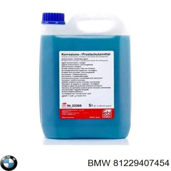 Liquido refrigerante 81229407454 BMW