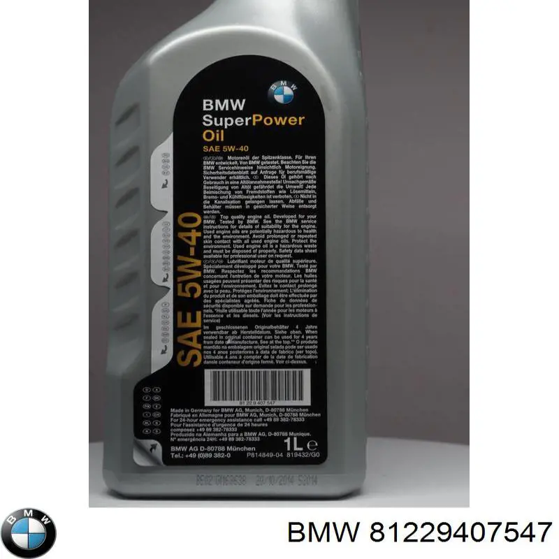 81229407547 BMW Aceite