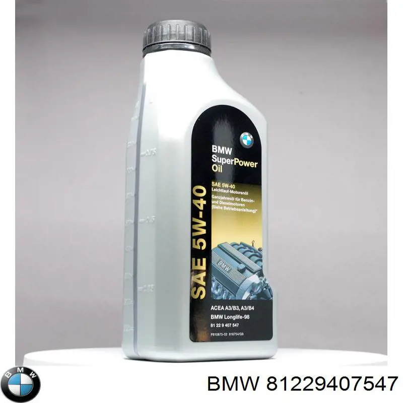 Aceite de motor 81229407547 BMW