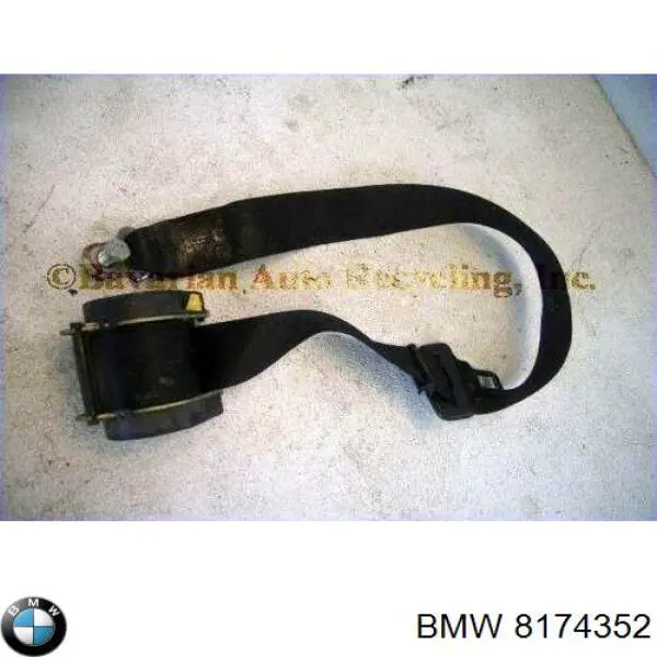8174352 BMW cinturón de seguridad trasero