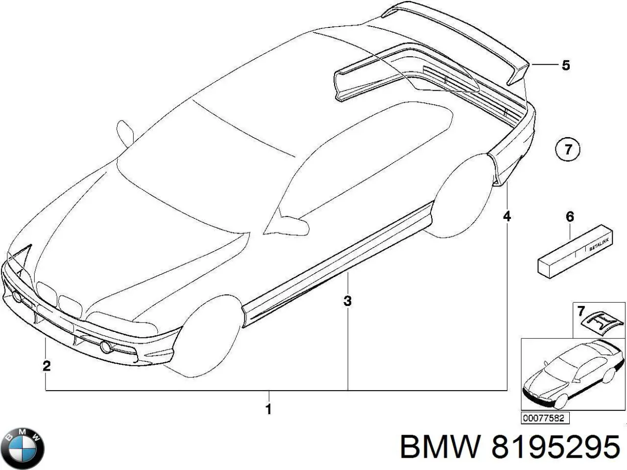 8195295 BMW soporte de parachoques delantero izquierdo