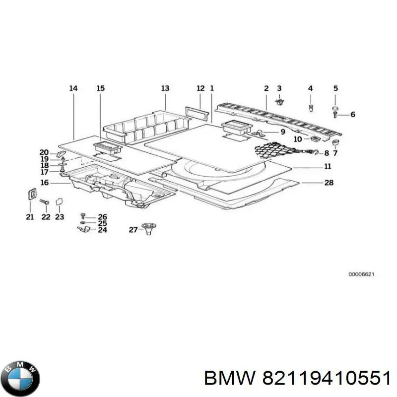 Cesta portaequipajes para BMW 5 (E34)
