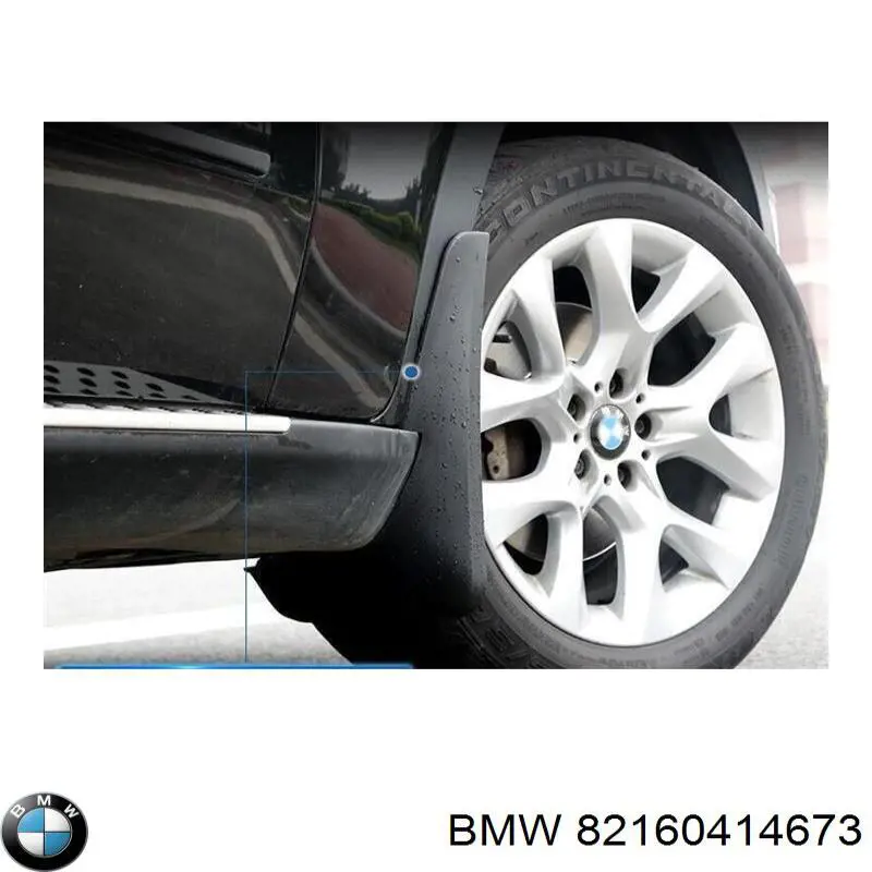 82160414673 BMW juego de faldillas guardabarro delanteros