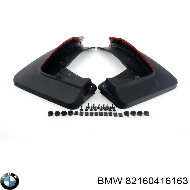 Juego de faldillas guardabarro traseros para BMW X5 (E70)