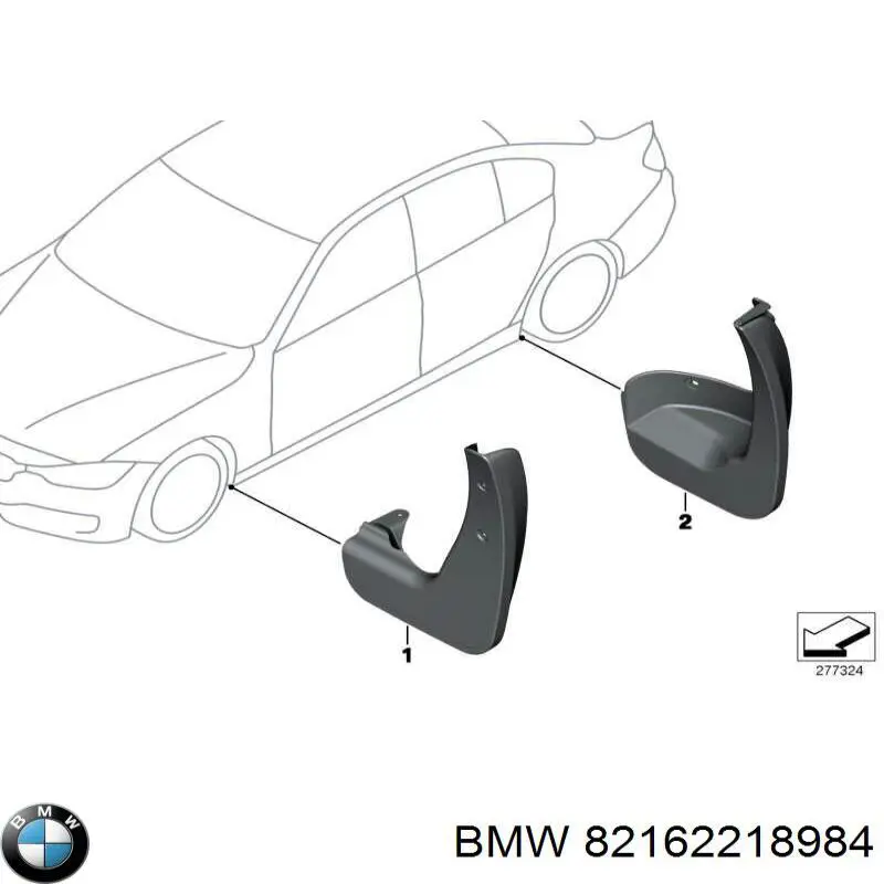 Juego de faldillas traseras BMW 82162218984 precio, desde 44,20 EUR