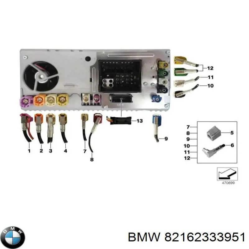 82162333951 BMW Juego de faldillas delanteras