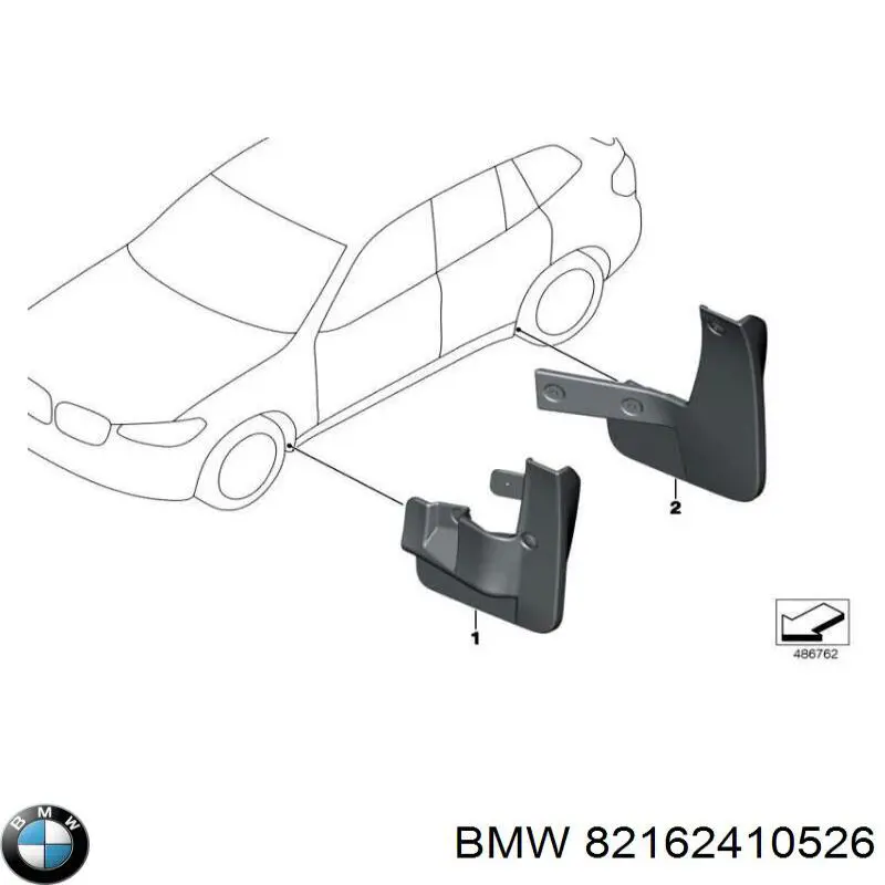 Juego de faldillas guardabarro traseros para BMW X3 (G01)