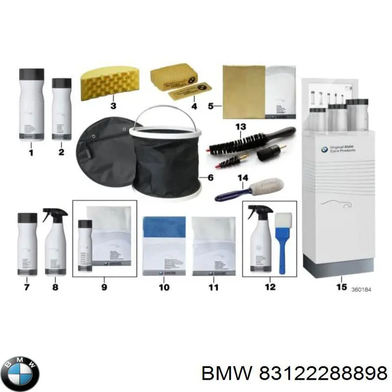 Pulimento para carrocería 83122288898 BMW