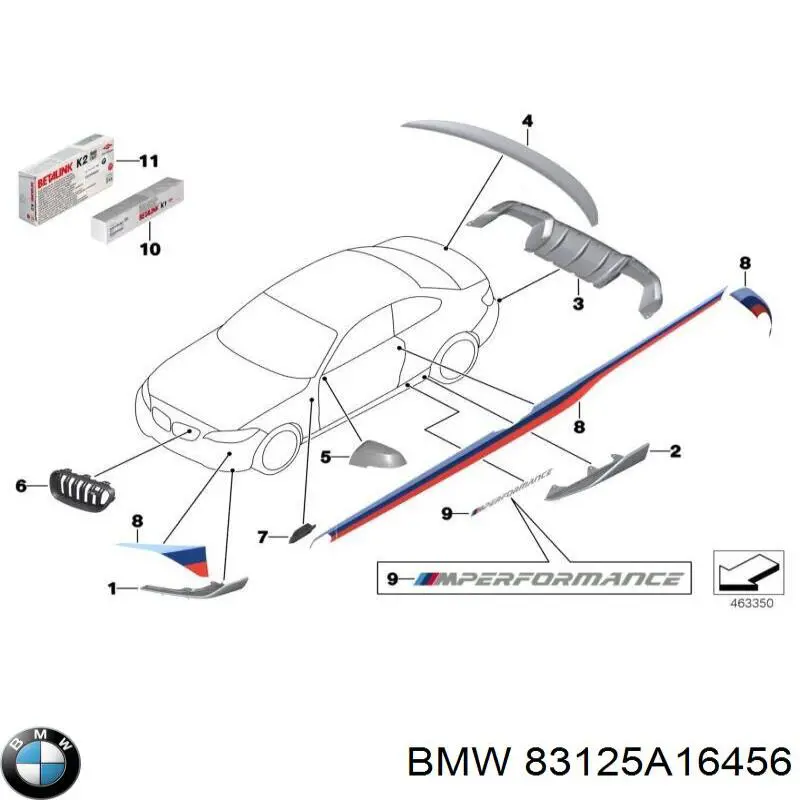 Bayeta BMW 83125A16456 precio, desde 17,50 EUR