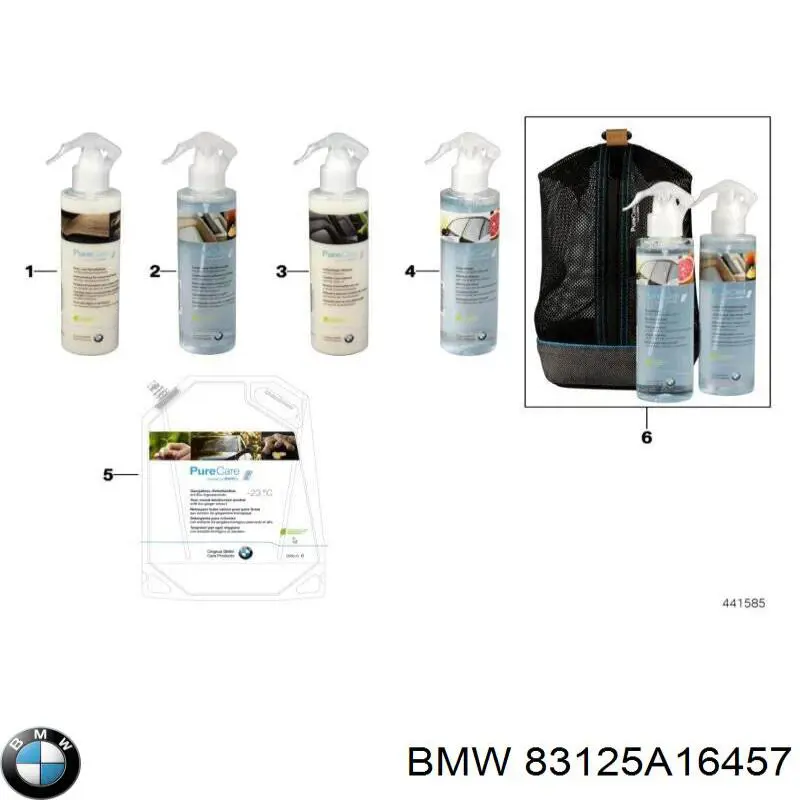 Comprar 83125A16457 BMW Limpiador de tapicería de cuero