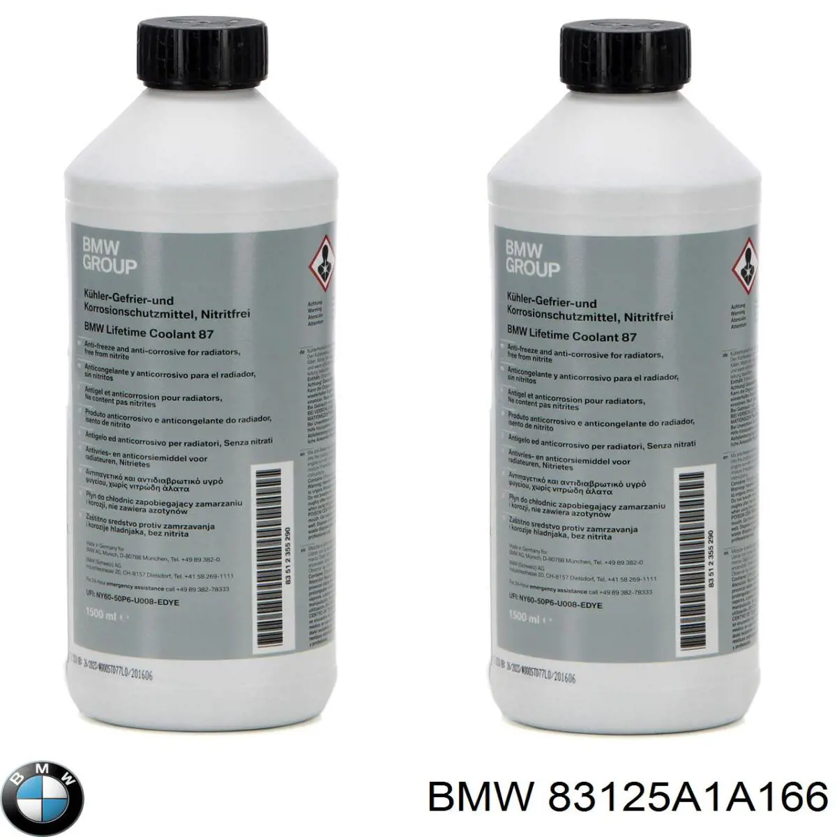 Líquido limpiaparabrisas 83125A1A166 BMW