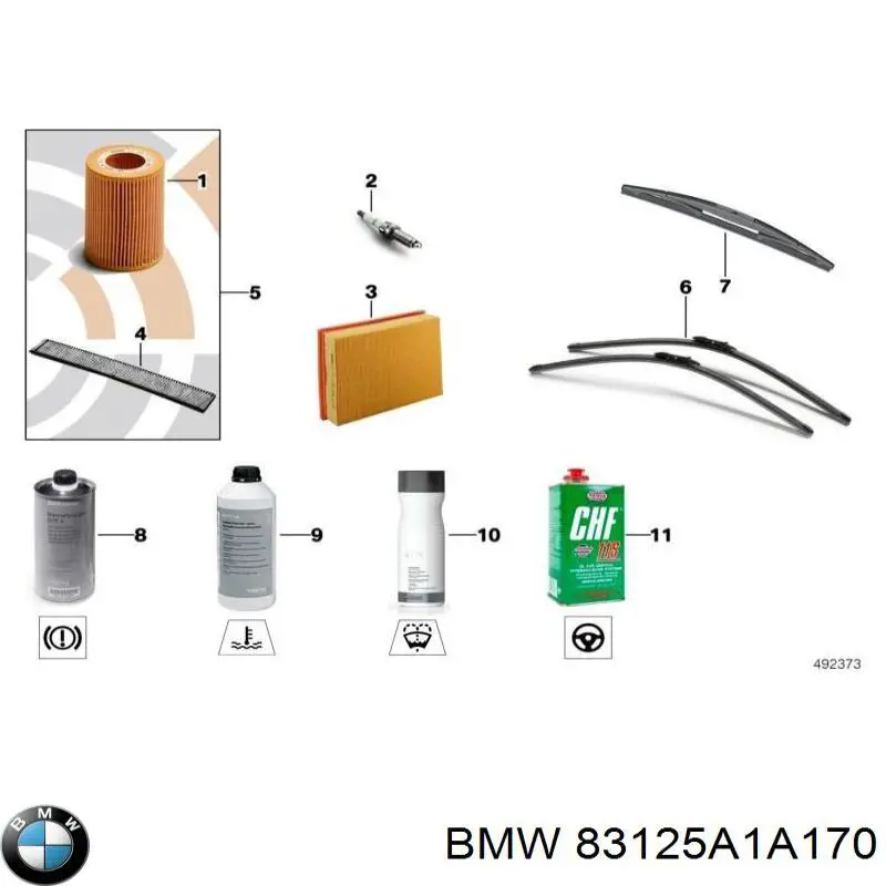Comprar 83125A1A170 BMW Limpiacristales