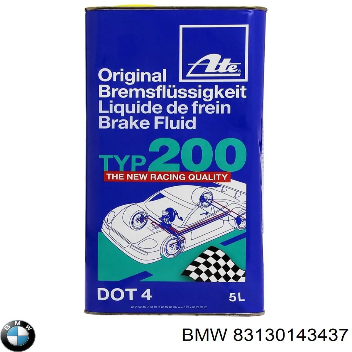 Líquido de freno BMW BRAKE FLUID 1 L DOT 4 (83130143437)