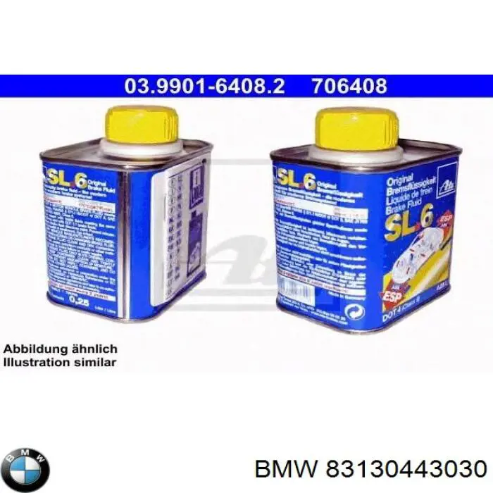 83130443030 BMW Liga de freno