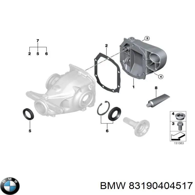 Comprar 83190404517 BMW Sellador de silicona
