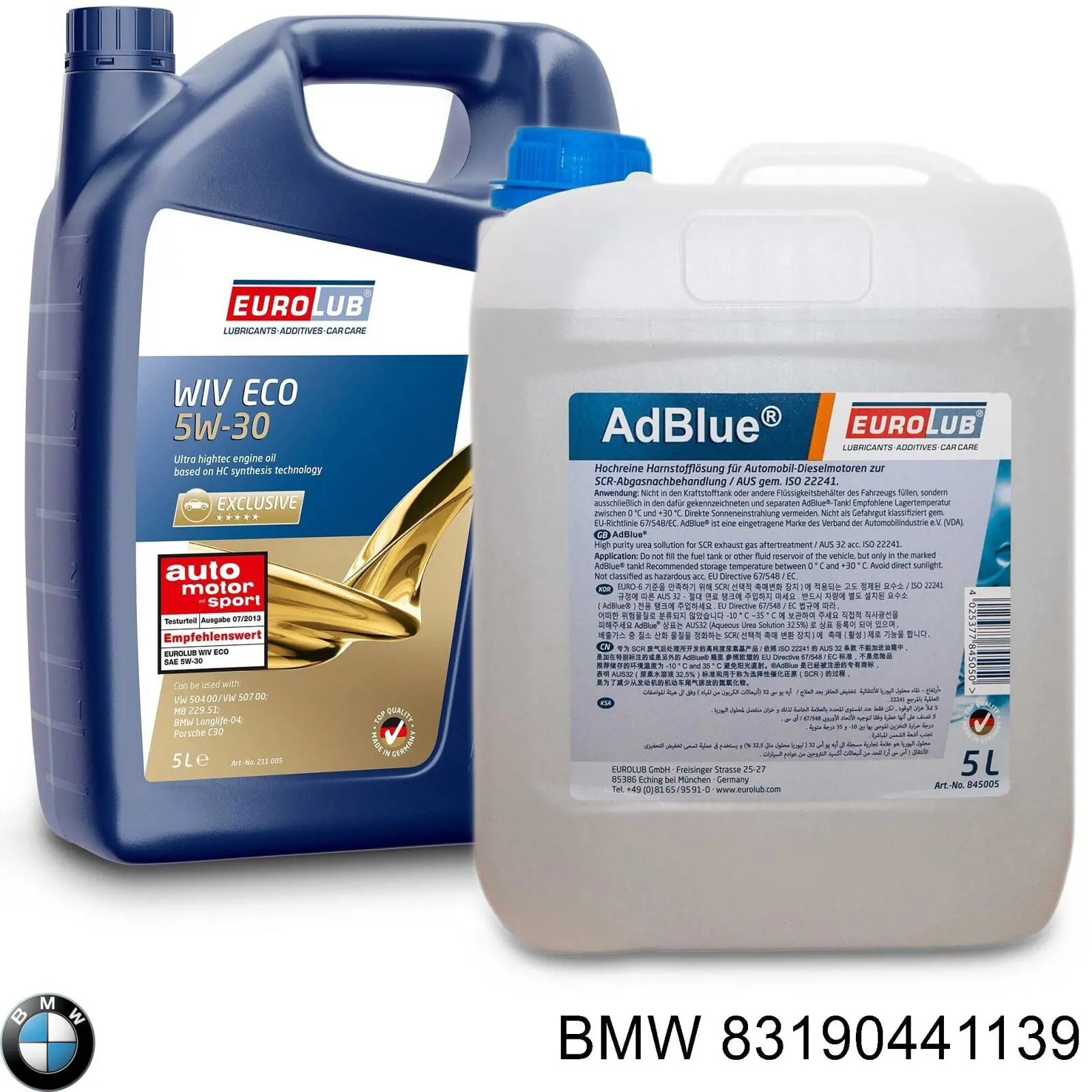 Aditivos del sistema de combustible para motores diésel BMW 83190441139 precio, desde 22,01 EUR