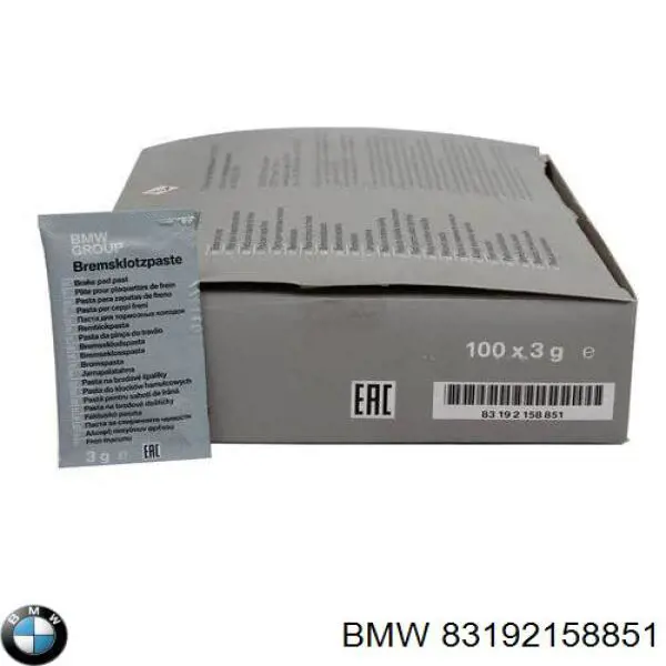 Grasa para el sistema de frenos BMW 83192158851