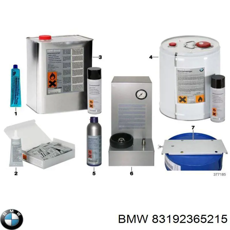 83192365215 BMW Limpiador de frenos