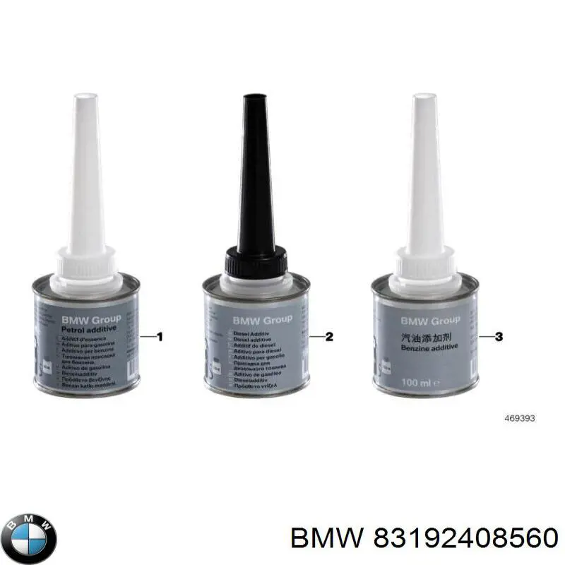 Aditivos del sistema de combustible para motores de gasolina BMW 83192408560 precio, desde 18,57 EUR