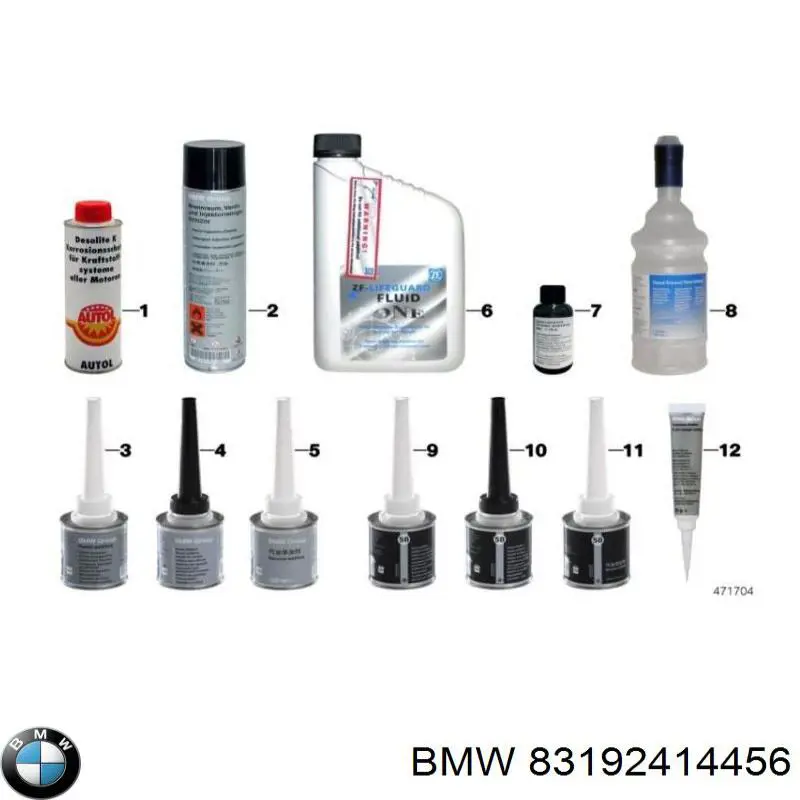 Comprar 83192414456 BMW Aditivos del sistema de combustible para motores diésel