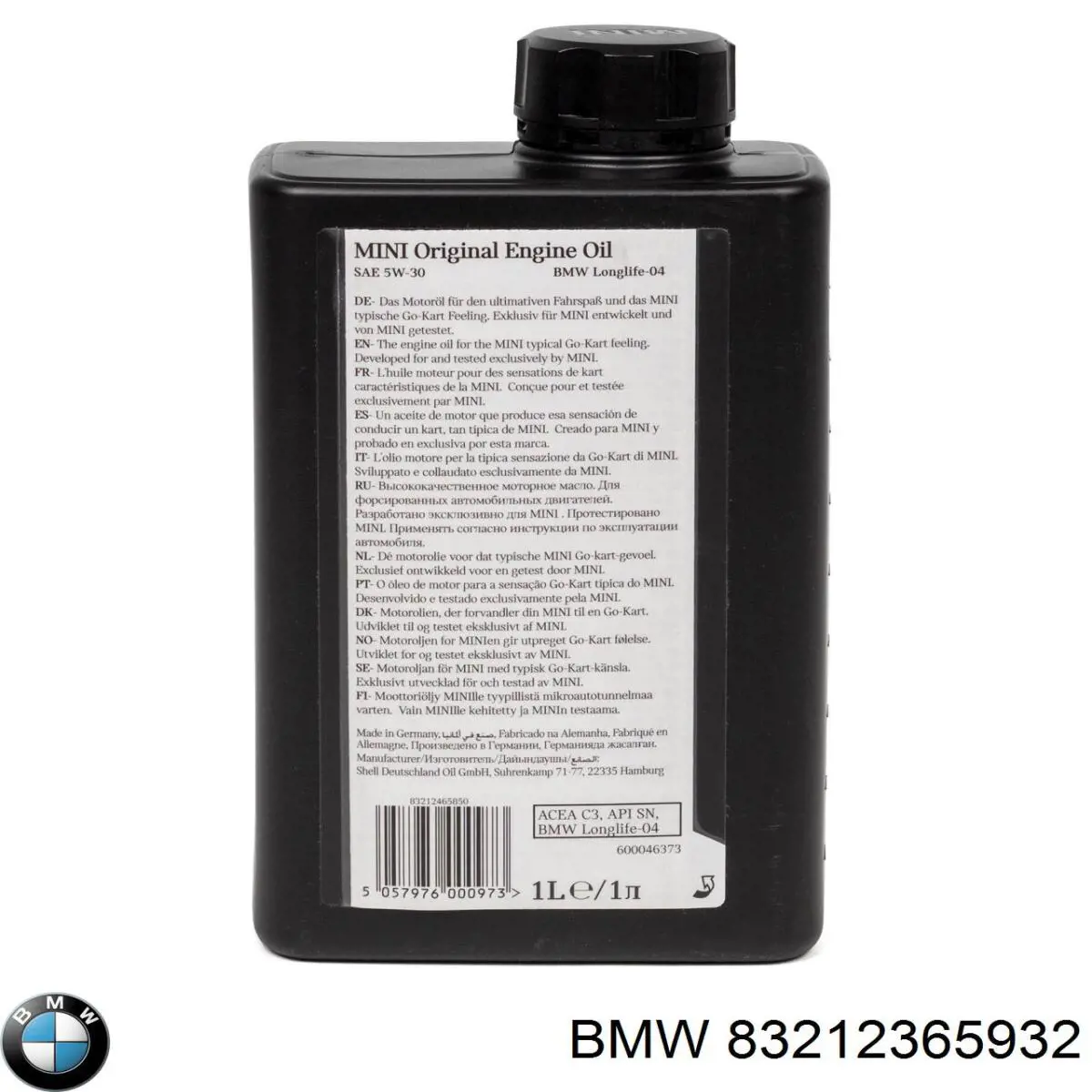 Aceite motor BMW 83212365932 precio, desde 13,02 EUR