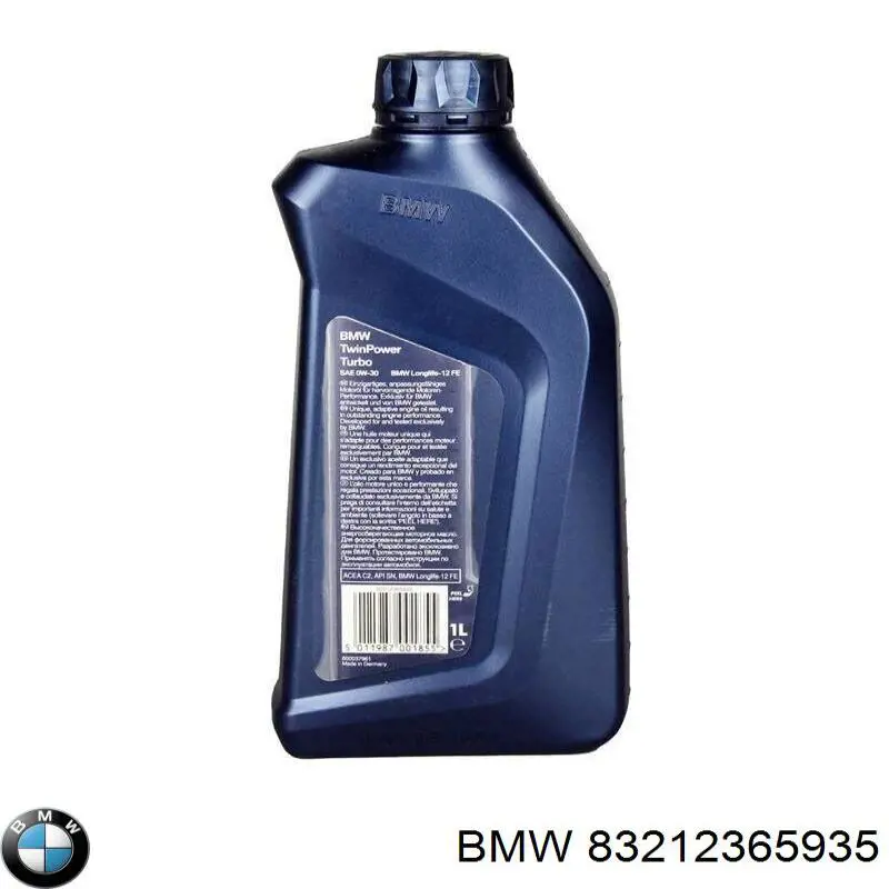 Aceite de motor 83212365935 BMW