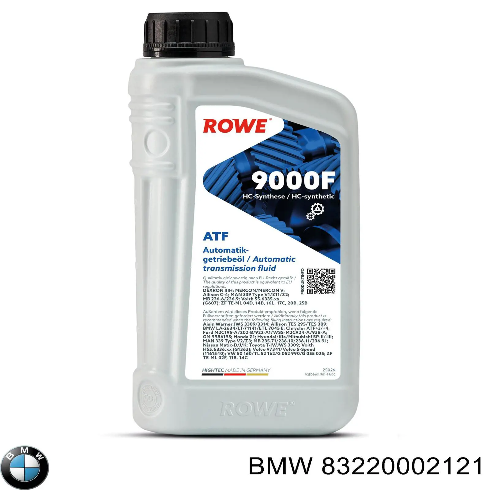 Aceite transmisión BMW 83220002121