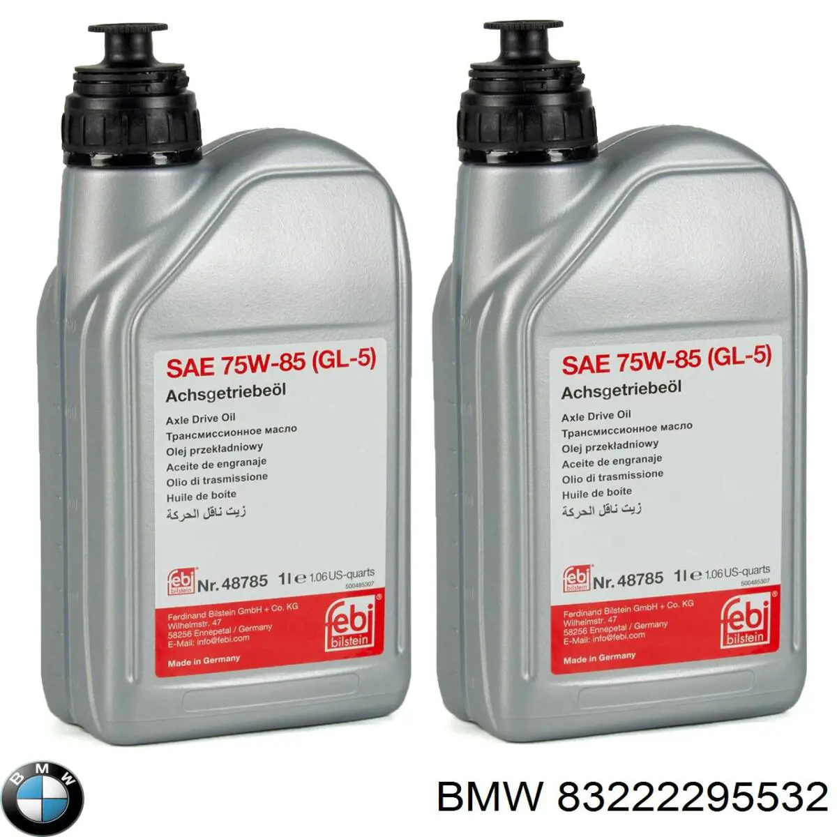 Aceite caja de cambios 83222295532 BMW