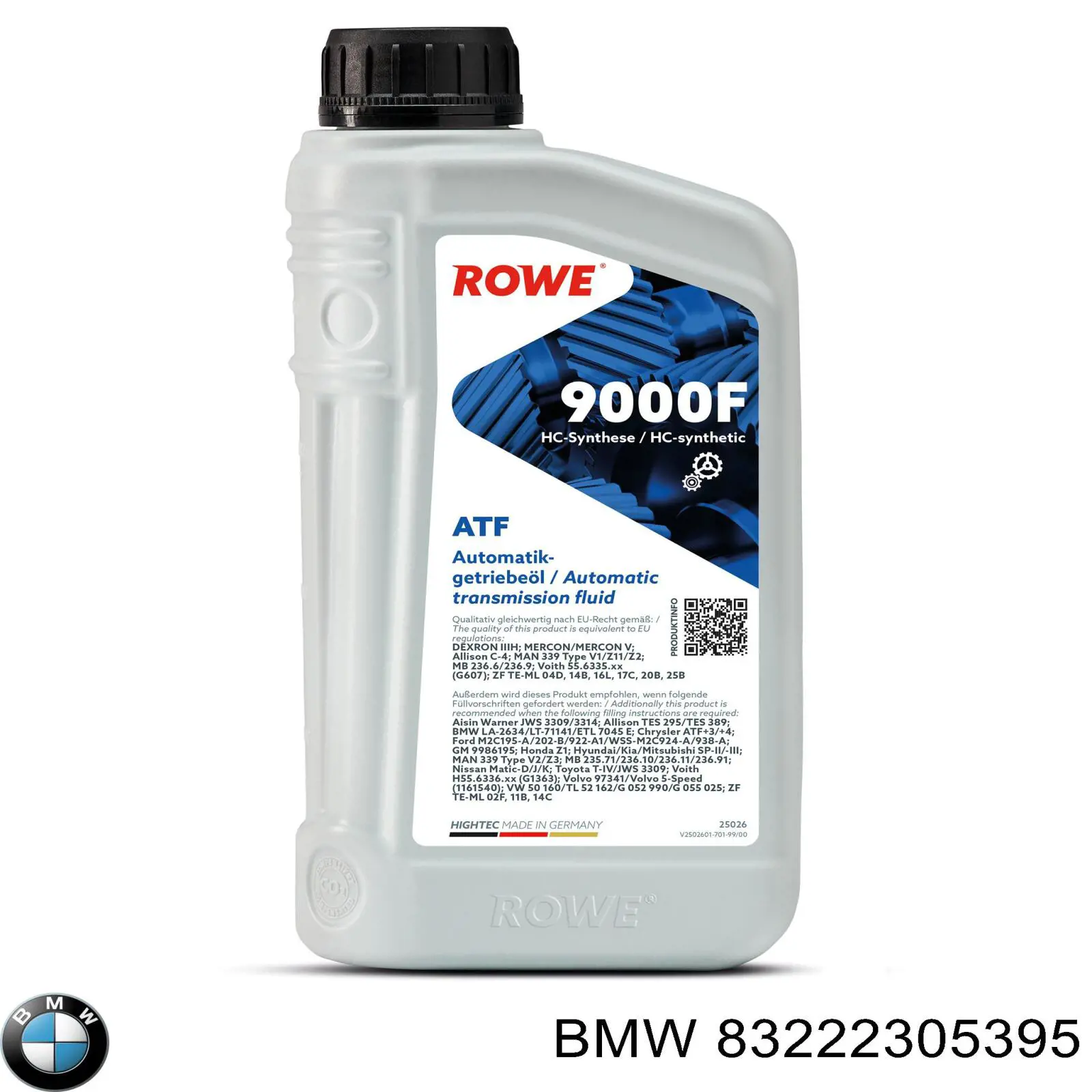 Aceite de transmisión BMW 83222305395