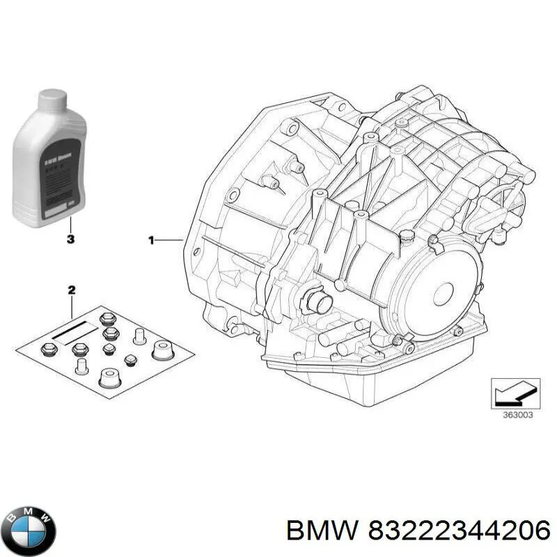 Comprar 83222344206 BMW Aceite caja de cambios