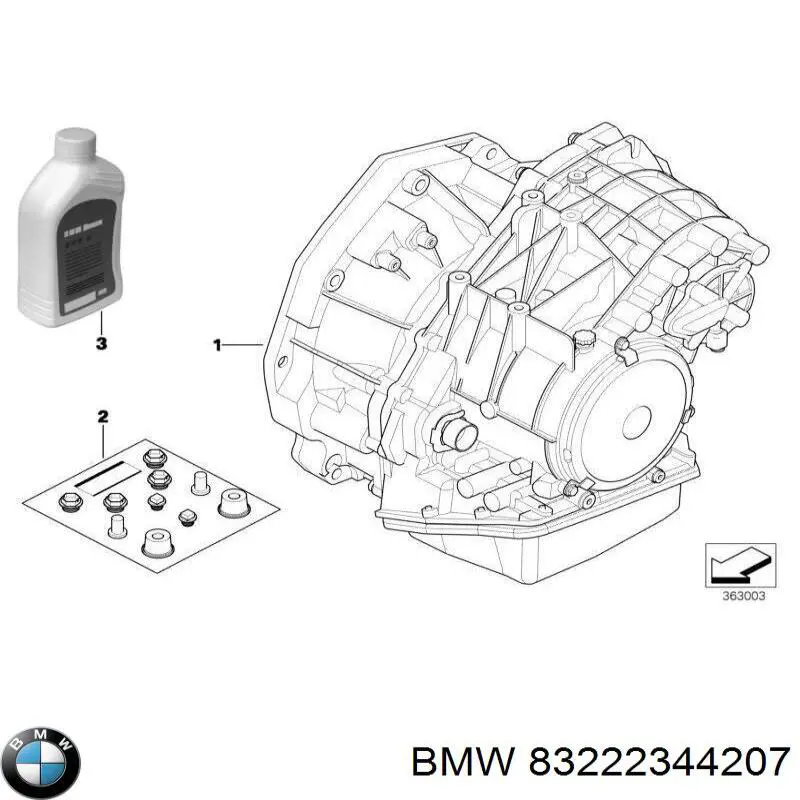 BMW Aceite transmisión (83222344207)