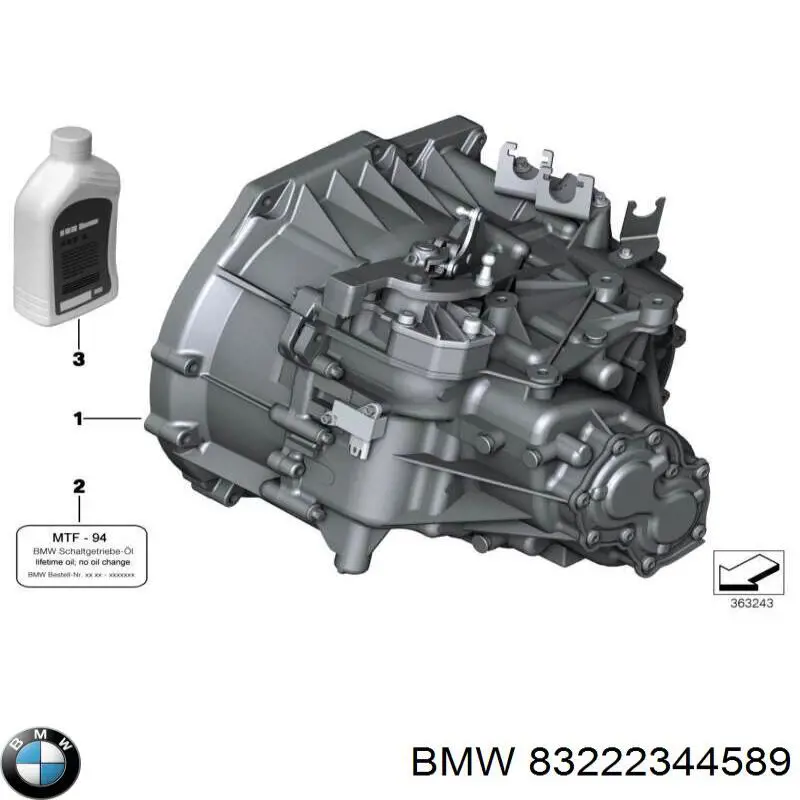 Comprar 83222344589 BMW Aceite caja de cambios
