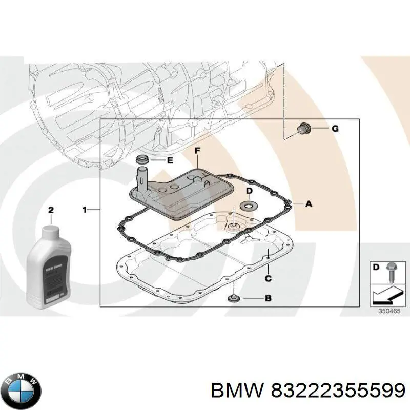 Aceite caja de cambios 83222355599 BMW