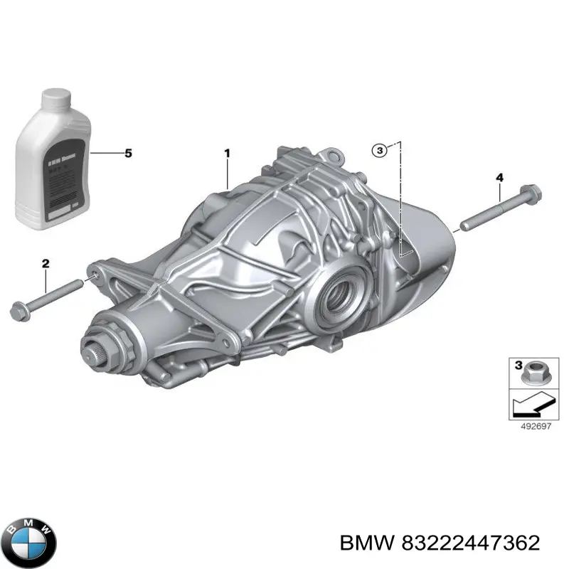 BMW Aceite transmisión (83222447362)