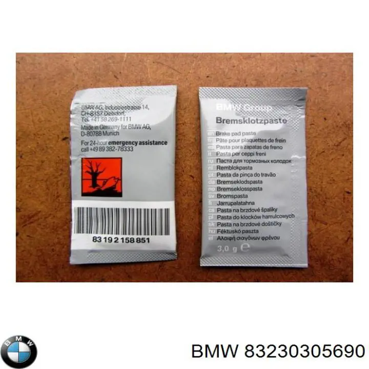 Grasa para sistemas de frenos BMW 83192158852 precio, desde 40,37 EUR