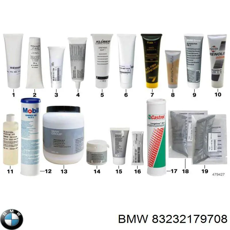 Lubricante universal BMW 83232179708 precio, desde 16,46 EUR