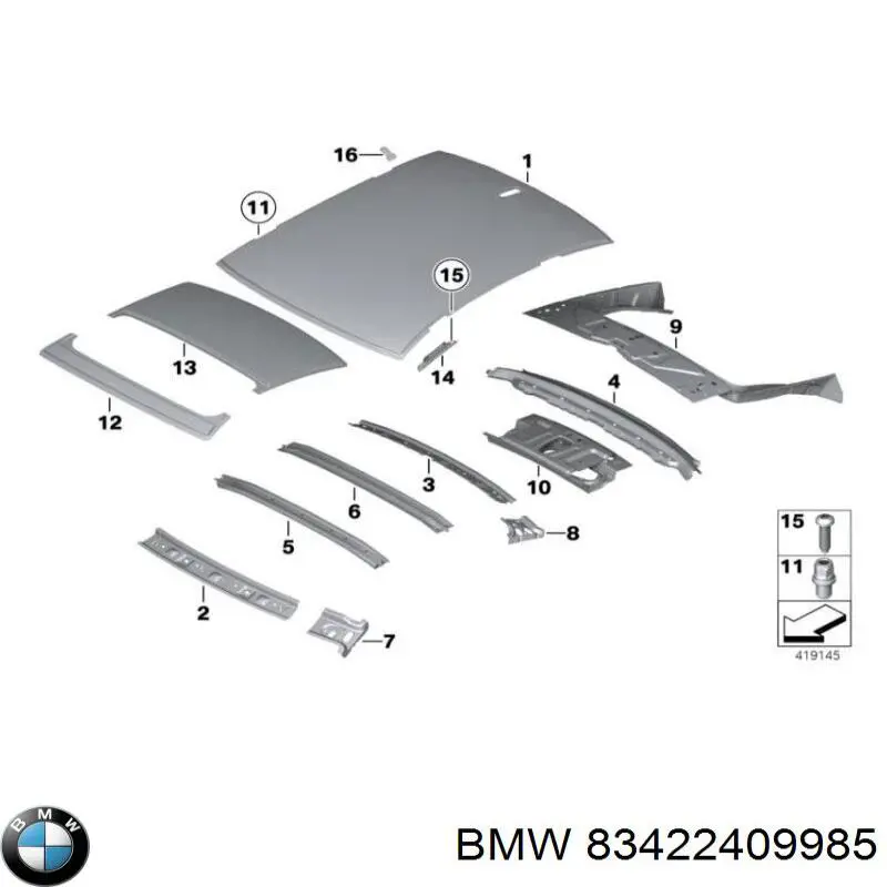 83422409985 BMW Sellador de silicona